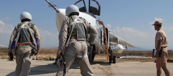 Russian military air group at Khmeimim airbase in Syria - Sputnik International