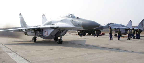 Mikoyan MiG-29SMT jet fighter aircraft Mikoyan MiG-29SMT jet fighter aircraft - Sputnik International
