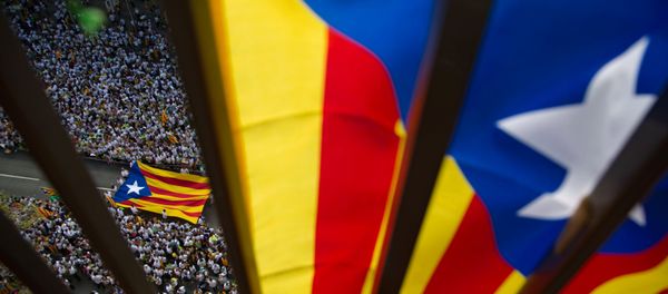 National Day of Catalonia celebrated in Barcelona National Day of Catalonia celebrated in Barcelona - Sputnik International