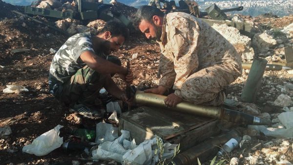 Syrian army positions near Aramu - Sputnik International