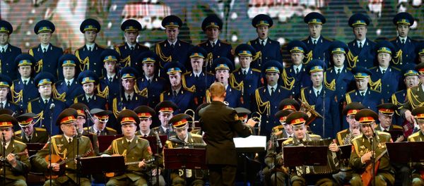 Members of the Alexandrov Russian Army song and dance ensemble Members of the Alexandrov Russian Army song and dance ensemble - Sputnik International