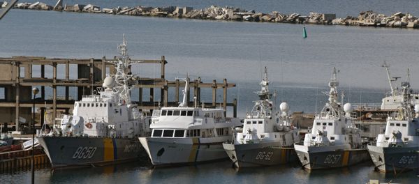 Coast guard vessels of Ukraine in the Port of Odessa Coast guard vessels of Ukraine in the Port of Odessa - Sputnik International
