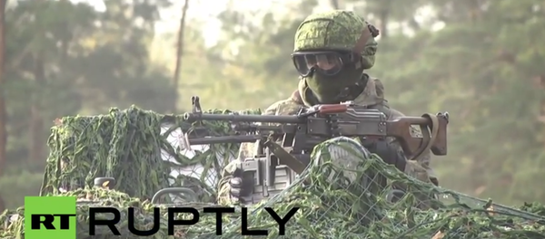 Russia: Special Forces fight 'terrorists' in simulation drills Russia: Special Forces fight 'terrorists' in simulation drills - Sputnik International