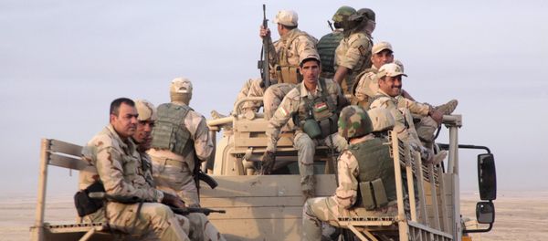 Members of the Kurdish security forces Members of the Kurdish security forces - Sputnik International