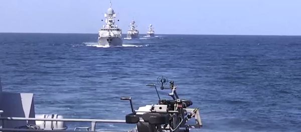 Caspian Flotilla ships have launched 26 cruise missiles at Islamic State facilities at Islamic State positions in Syria - Sputnik International