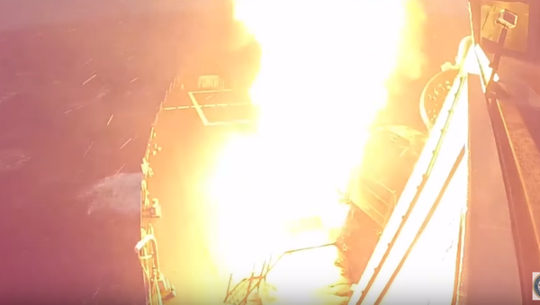 The US Navy has test-fired its anti-missile defense system in Europe. - Sputnik International