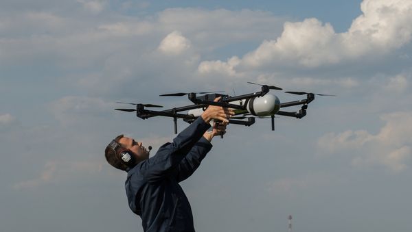 UAV demonstration flights in Moscow region - Sputnik International