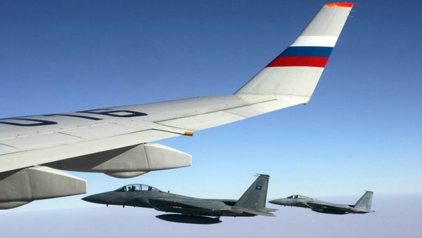 President Vladimir Putin's jet President Vladimir Putin's jet - Sputnik International
