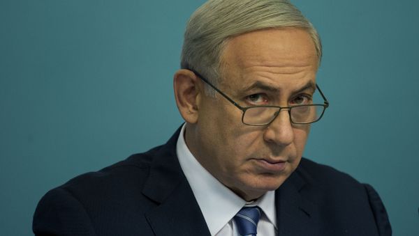 Israeli Prime Minister Benjamin Netanyahu speaks during a press conference at his office in Jerusalem, Israel, Thursday, Oct. 8, 2015. - Sputnik International
