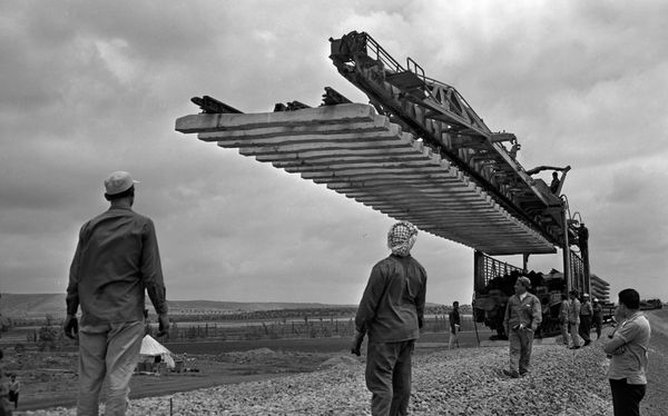 Construction of Akkari-Tartus railroad Construction of Akkari-Tartus railroad - Sputnik International