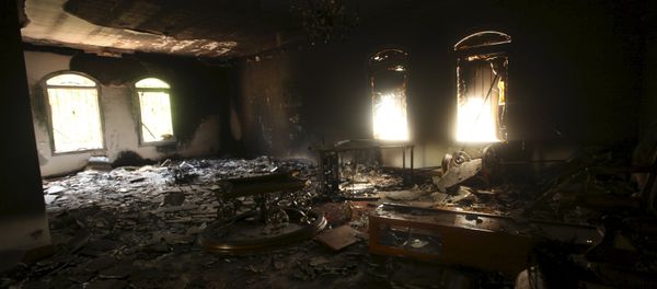 An interior view of the U.S. consulate, which was attacked and set on fire by gunmen, in Benghazi, in this September 12, 2012 file photo - Sputnik International