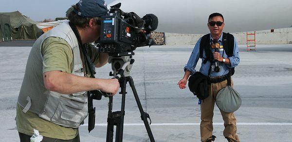 Work of journalists on air base Hmeymim in Syria - Sputnik International
