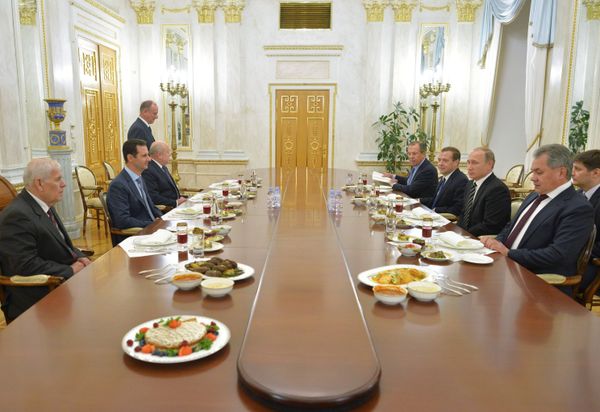 President Vladimir Putin meets with President of Syria Bashar al-Assad - Sputnik International