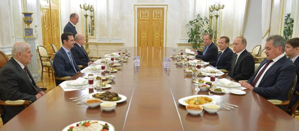 President Vladimir Putin meets with President of Syria Bashar al-Assad - Sputnik International
