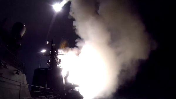 Caspian Flotilla ships fire missiles to attack ISIL positions in Syria - Sputnik International