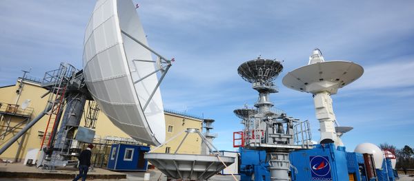 Measuring devices at the Vostochny Cosmodrone in the Amur Region Measuring devices at the Vostochny Cosmodrone in the Amur Region - Sputnik International