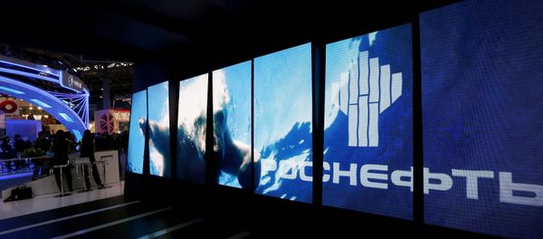 The Rosneft pavilion at the 2015 St. Petersburg International Economic Forum The Rosneft pavilion at the 2015 St. Petersburg International Economic Forum - Sputnik International