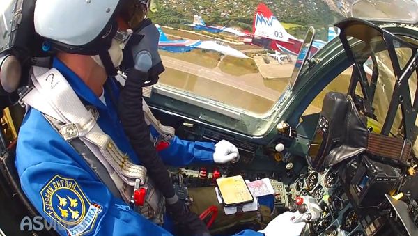 GoPro mounted the tail of the MiG 29 and Su 27 cockpit - Sputnik International