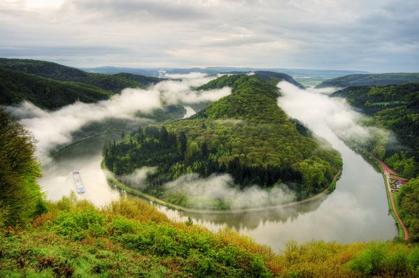 Saarschleife (Bend in the Saar) near Mettlach Saarschleife (Bend in the Saar) near Mettlach - Sputnik International
