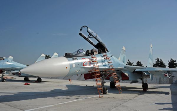Russian aircraft at Hmeymim Air Base in Syria Russian aircraft at Hmeymim Air Base in Syria - Sputnik International