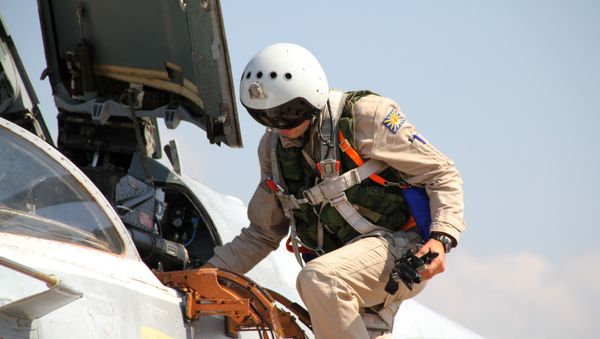 Russian military air group at Hmeymim airbase in Syria Russian military air group at Hmeymim airbase in Syria - Sputnik International