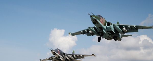 Su-25 jets of the Russian Aerospace Forces at the Hmeymim airbase, Syria - Sputnik International