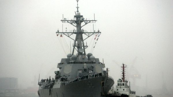 Guided missile destroyer USS Lassen arrives at the Shanghai International Passenger Quay in Shanghai, China Guided missile destroyer USS Lassen arrives at the Shanghai International Passenger Quay in Shanghai, China - Sputnik International