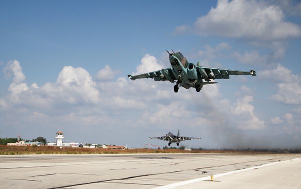 Russian military aviation at Khmeimim airbase in Syria - Sputnik International