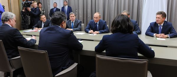 Vladimir Putin meets with German Vice Chancellor Sigmar Gabriel Vladimir Putin meets with German Vice Chancellor Sigmar Gabriel - Sputnik International