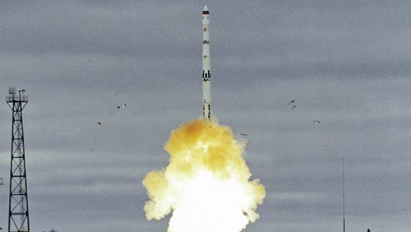 The launch of a Start-1 intercontinental ballistic missile based on Topol missile. The Plesetsk cosmodrome in the Arkhangelsk Region - Sputnik International