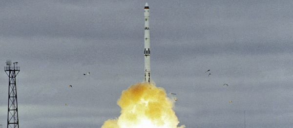 The launch of a Start-1 intercontinental ballistic missile based on Topol missile. The Plesetsk cosmodrome in the Arkhangelsk Region - Sputnik International