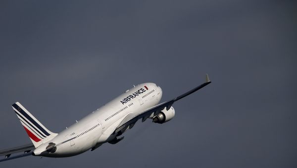 An Air France Airbus A320 aircraft takes off at the Charles de Gaulle International Airport in Roissy, near Paris. An Air France Airbus A320 aircraft takes off at the Charles de Gaulle International Airport in Roissy, near Paris. - Sputnik International
