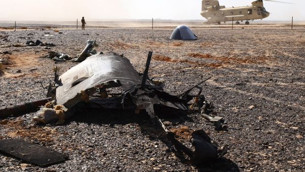 Airbus A321 crash site in Egypt - Sputnik International
