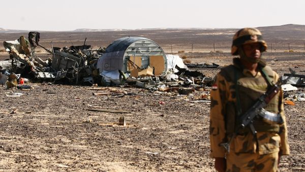 Russian Airbus A321 passenger airliner crash site in Egypt - Sputnik International
