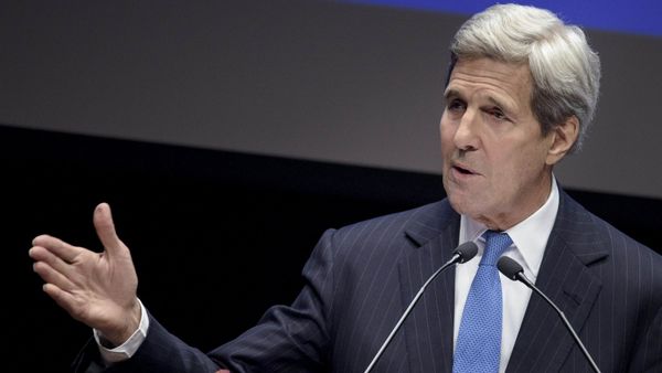 US Secretary of State John Kerry speaks at Nazarbayev University on November 2, 2015 in Astana. US Secretary of State John Kerry speaks at Nazarbayev University on November 2, 2015 in Astana. - Sputnik International