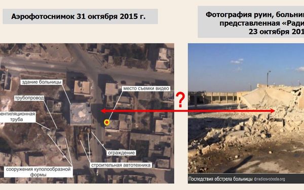 The hospital in the town of Sarmin - Sputnik International