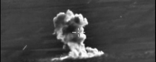 Russian Air Force jets conduct a pinpoint strike with a BETAB-500 bunker-busting bomb on engineering facilities of the Islamic State in Aleppo Governorate Russian Air Force jets conduct a pinpoint strike with a BETAB-500 bunker-busting bomb on engineering facilities of the Islamic State in Aleppo Governorate - Sputnik International