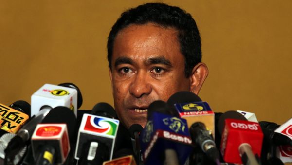 Maldivian President Abdulla Yameen Abdul Gayoom Maldivian President Abdulla Yameen Abdul Gayoom - Sputnik International