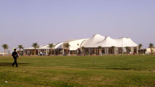 An Egyptian soldier walks at Sharm el Sheik international airport, Egypt - Sputnik International