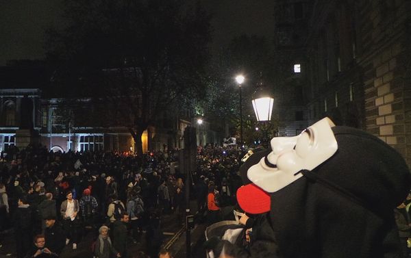Million Mask March organized by Anonymous in central London on November 5, 2015. Million Mask March organized by Anonymous in central London on November 5, 2015. - Sputnik International