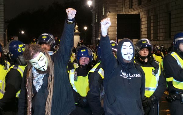 Million Mask March organized by Anonymous in central London on November 5, 2015. Million Mask March organized by Anonymous in central London on November 5, 2015. - Sputnik International