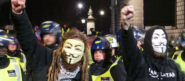 Million Mask March organized by Anonymous in central London on November 5, 2015. Million Mask March organized by Anonymous in central London on November 5, 2015. - Sputnik International