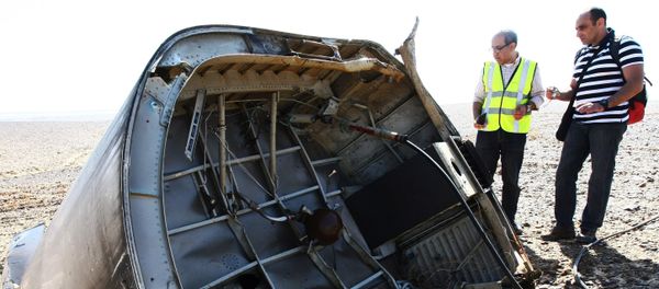 Airbus A321 crash site in Egypt - Sputnik International