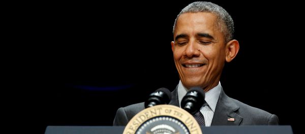 U.S. President Barack Obama smiles as he delivers remarks at the annual White House Tribal Nations Conference in Washington November 5, 2015 U.S. President Barack Obama smiles as he delivers remarks at the annual White House Tribal Nations Conference in Washington November 5, 2015 - Sputnik International