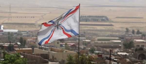 Christian Assyrian flag. File photo - Sputnik International