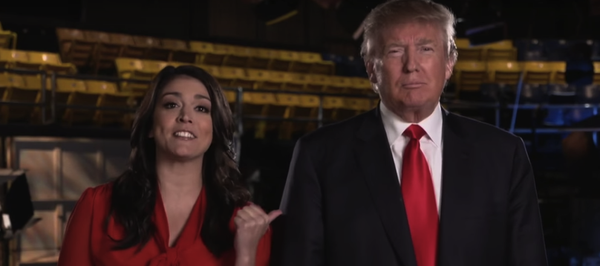 Screenshot from an NBC preview for Saturday Night Live with Donald Trump hosting Screenshot from an NBC preview for Saturday Night Live with Donald Trump hosting - Sputnik International