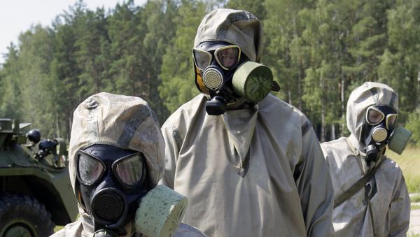 Exercises by NBC Defence Forces - Sputnik International