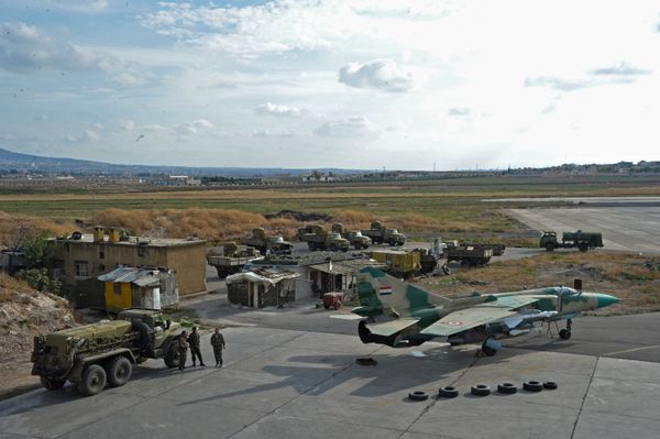 MiG-23 of the Syrian Air Force on air base Hama - Sputnik International