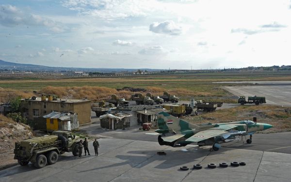 MiG-23 of the Syrian Air Force on air base Hama - Sputnik International