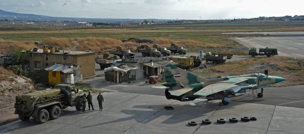 MiG-23 of the Syrian Air Force on air base Hama - Sputnik International